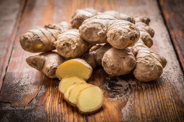 Raw ginger