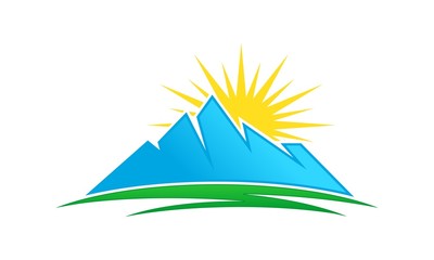 Mountain Logo Vector Design Template.