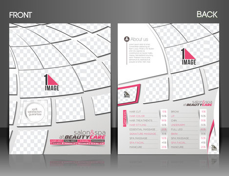 Beauty Care & Salon Flyer Template