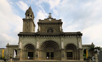 Manila Cathedral in Intramuros, Philippines