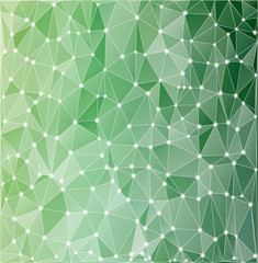 background polygonal green with white contours