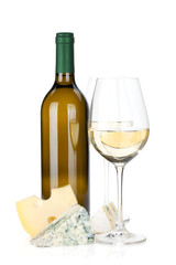 White wine and cheese