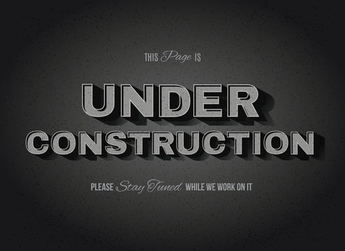 vector under construction sign