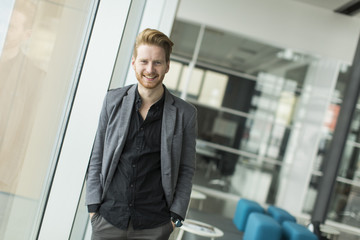 Young man in the office