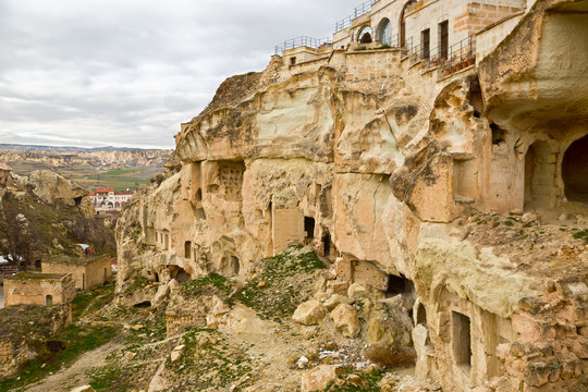 Old cave town in Cavusin