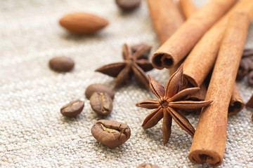 Cinnamon, anise and nuts