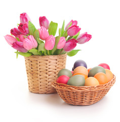tulips and eggs