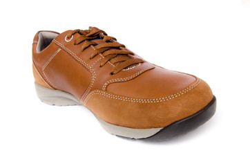 Male shoes isolated on white background