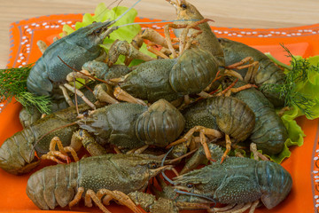 Raw Crayfish