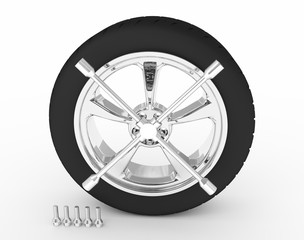 Obraz premium Car Wheel