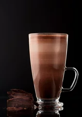 Afwasbaar behang Chocolade warme chocolademelk