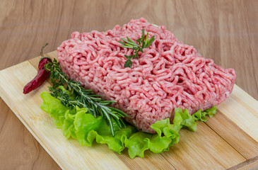 Raw minced meat