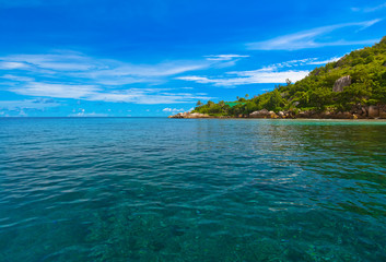 Fototapeta premium Tropical island at Seychelles