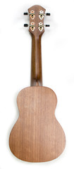 Naklejka premium Back of Ukulele music instrument isolated
