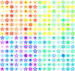 stars vector pattern