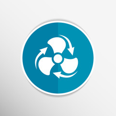 Hotel services icons Air conditioning Hairdryer and Ventilation 