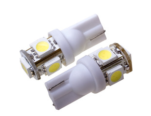 Two lamp for auto with 5 LEDs