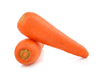carrot on white background
