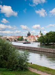 Obraz premium Vltava river in Prague
