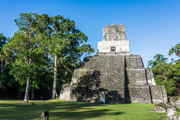 Mayan ruins at Tikal, National Park. Traveling guatemala, centra