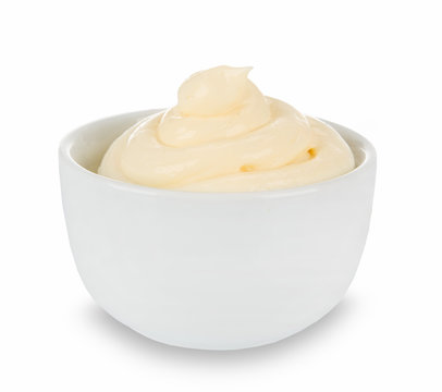 Mayonnaise in bowl