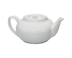Modern teapot isolated on white