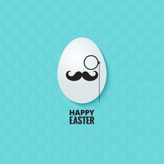 easter hipster egg background