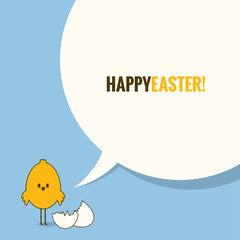 easter social media concept background