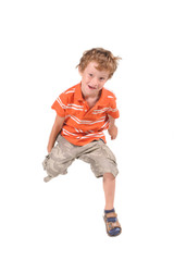 Jumping boy