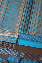 CAMPIONI DI TESSUTO BLU