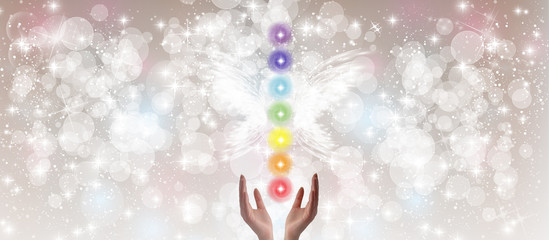 Healing Hands - The Seven Chakras - obrazy, fototapety, plakaty