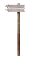 empty wooden sign