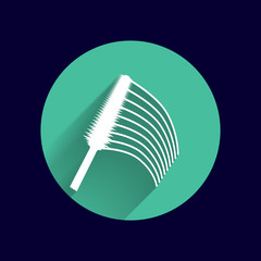 collection of a mascara  shapes each one is shot separately