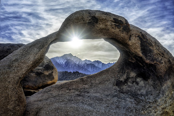 Mobius Arch at Sunset