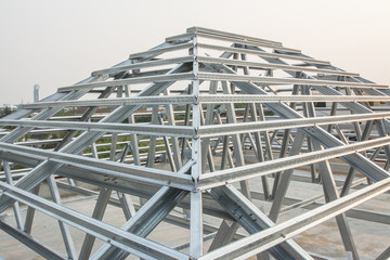 metal roof structure