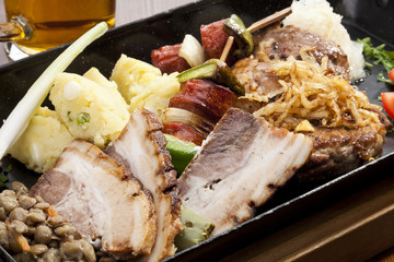 Grilled meat