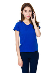 Young Asian woman using a smart phone