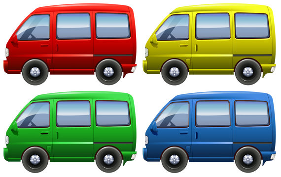 Set of vans