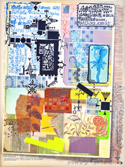 Patchwork and collage scrapbook series