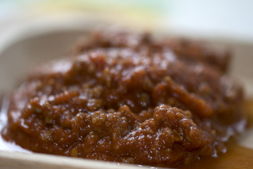ragout at the bolognese