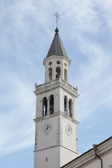 Fototapeta na wymiar Campanile dell'arcidiocesi di Gorizia