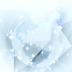 Abstract low poly geometric background