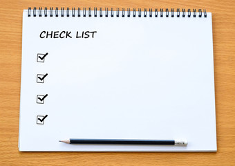 Check list background