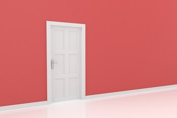 3d rendering of a door