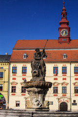 Neptune statue, Jihlava, Czech republic