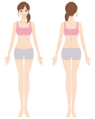 裸　女性　美容