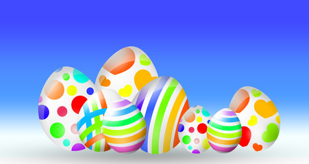 Fototapeta na wymiar Ostereier / Easter Eggs / Eggs / Ostern