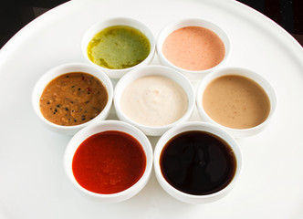 different sauces