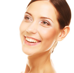 Obraz premium Beautiful young woman smiling