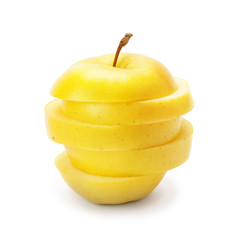 slices of ripe apple